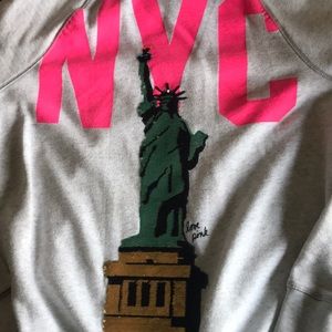 PINK Victoria’s Secret NYC sequin zip hoodie